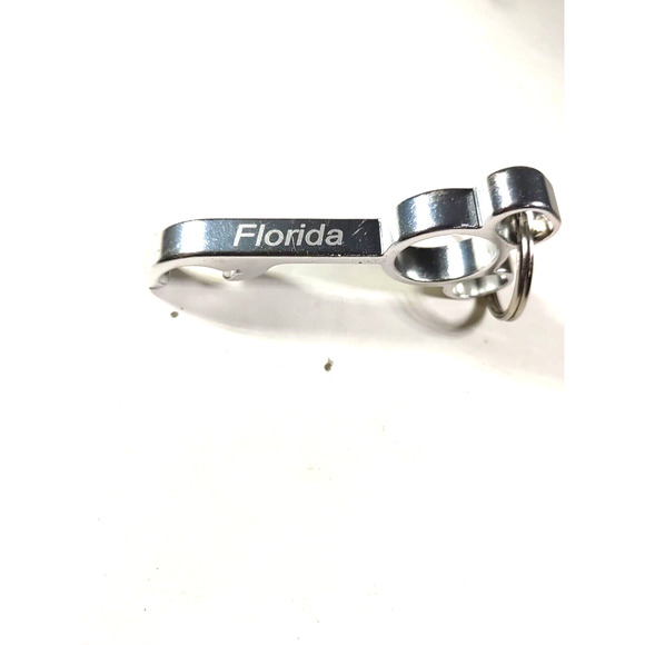 Florida Metal Bottle Opener Keychain - Picture 4 of 5